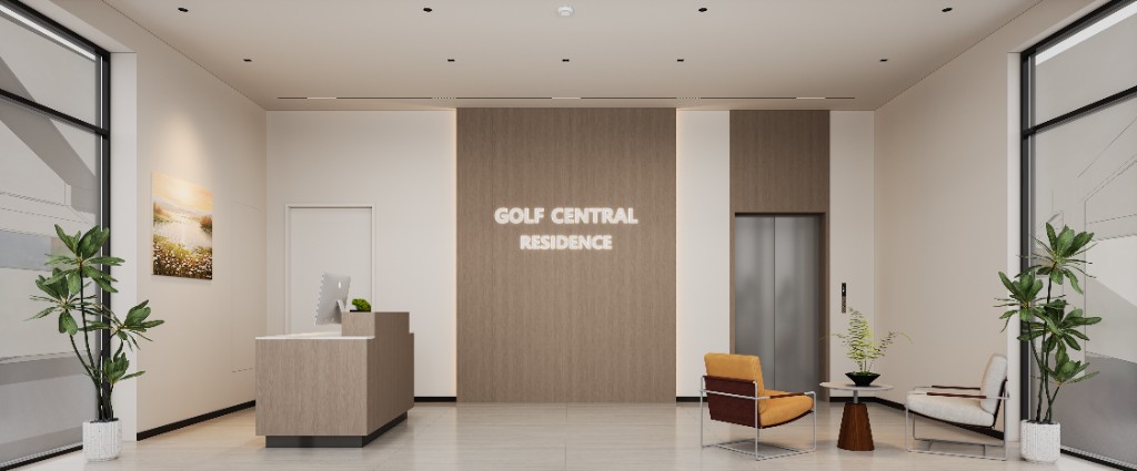 Golf Central Residence lobby