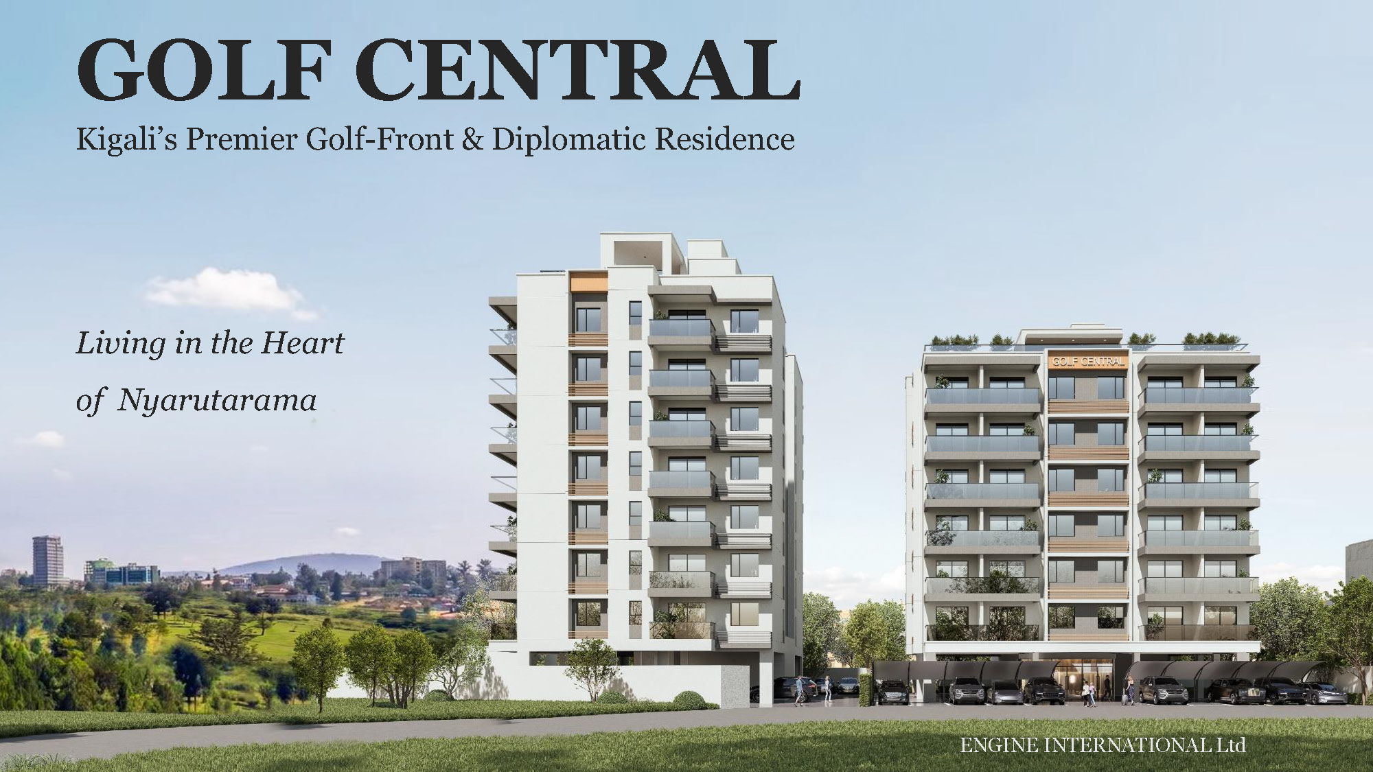 Golf Central Residence — Kigali’s Premier Golf-Front and Diplomatic Residence