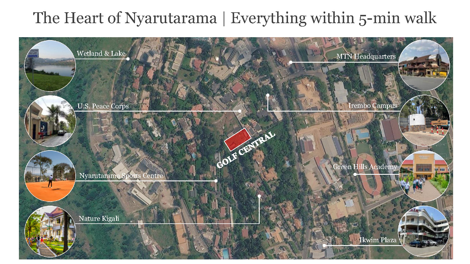 The Heart of Nyarutarama: everything within a 5-minute walk