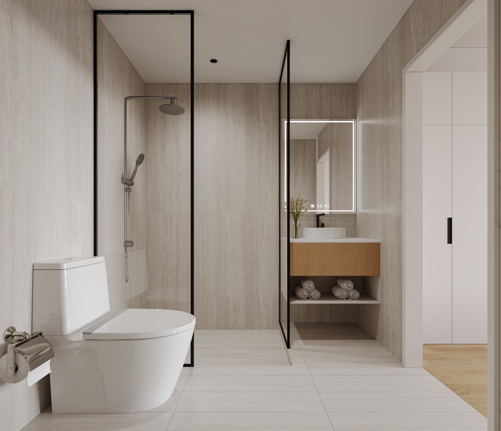 1-Bedroom en-suite bathroom