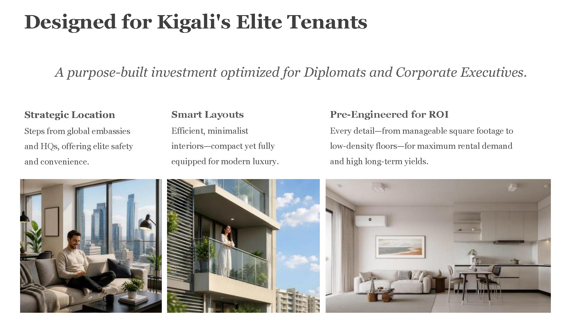 Designed for Kigali's Elite Tenants