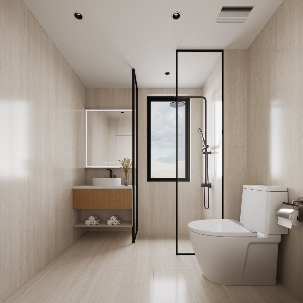 Studio bathroom